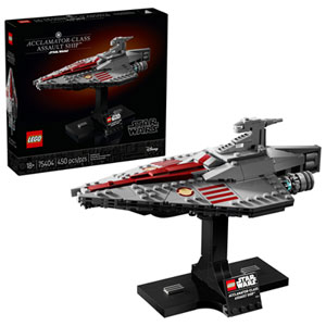 LEGO Star Wars : Vaisseau d'assaut de classe Acclamator - 450 pièces (75404)