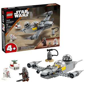 LEGO Star Wars : N-1 Starfighter de Mando et Grogu - 92 pièces (75410)