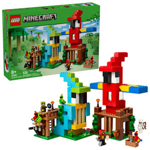 LEGO Minecraft : Les maisons de perroquets - 535 pièces (21282)