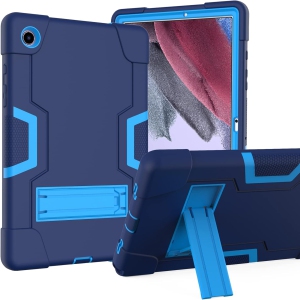 Case for Samsung Galaxy Tab A8 10.5 2022 SM-X200 X205 Kickstand Heavy Duty Cover for Kids 3 in 1 Rugged Shockproof Protective Tablet Case for Samsung Galaxy Tab A8 10.5 - Blue