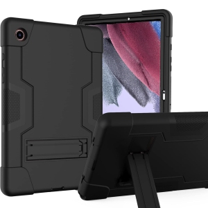 Case for Samsung Galaxy Tab A8 10.5 2022 SM-X200 X205 Kickstand Heavy Duty Cover for Kids 3 in 1 Rugged Shockproof Protective Tablet Case for Samsung Galaxy Tab A8 10.5 - Black