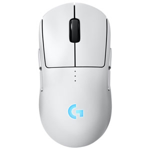 Logitech G PRO 2 LIGHTSPEED 44000 DPI Wireless Optical Gaming Mouse - White