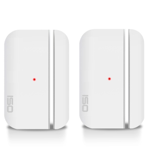 OSI Wireless Contact Sensors-Gen 2, (2-Pack ) Accessory for OSI Smart Alarm System (Gen 2), Wi-Fi wireless Door & Window Sensor, with 3M Adhesive, use on Windows, Doors, Patio