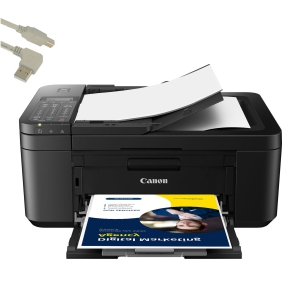 Canon PIXMA TR4720 Wireless All-in-One Printer + USB Type A Male To B Male Cable