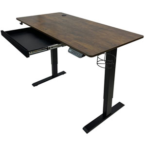 Ljubljana 47" Electric Height Adjustable Standing Desk Standing Desk - Vintage