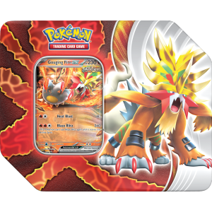 Pokemon USA Pokemon Trading Card Game: Paradox Destinies Tin - Gouging Fire ex