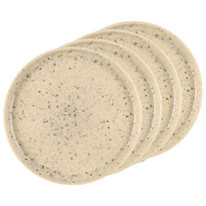 Mesa Ceramics Uno 4-Piece Stoneware Salad Plate - Speckle Nature