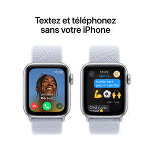 Apple Watch SE (GPS) 40mm Silver Aluminum Case with Blue
