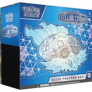 Pokemon USA Pokemon Trading Card Game: Scarlet & Violet (SV7) Stellar Crown Elite Trainer Box 9 packs & accessories