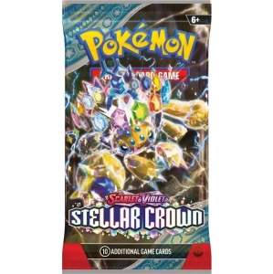 Pokemon USA Pokemon Trading Card Game: Scarlet & Violet (SV7) Stellar Crown Booster Pack 10 cards per pack