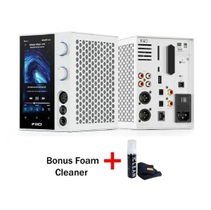 FiiO R7 Snapdragon 660 Desktop Android 10 HiFi Streaming Music Player AMP/DAC ES9068AS chip/THXAAA 788 Headphone Amplifier (White, Bonus Gadget Cleaner Included)