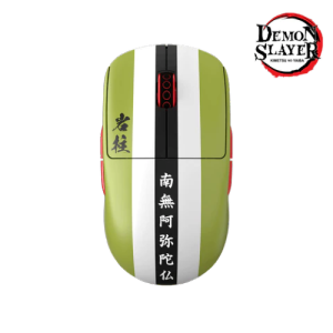 Pulsar X2A Demon Slayer Wireless Gaming Mouse - Ultra-Lightweight 58g, PAW3395 26K DPI Sensor, Optical Switches, Ambidextrous, Lag-Free 2.4GHz Connectivity, Himejima Gyomei