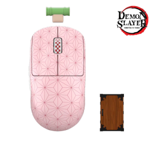 Pulsar X2 V2 Mini Demon Slayer Wireless Gaming Mouse Ultra-Lightweight 52g PAW3395 26K DPI Sensor Optical Switches Symmetrical Design, Lag-Free 2.4GHz, 4K Dongle included, Nezuko