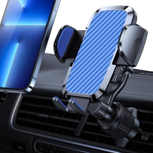 Car Vent Phone Mount,Hands-Free Universal Extension Clip Air Phone Holder Car Fit for All Phones iPhone Samsung More, Blue