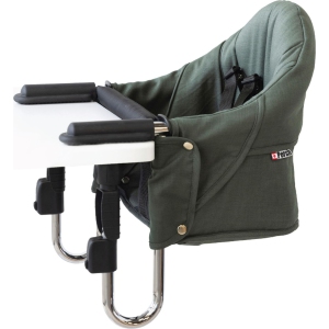 Guzzie + Guss Perch Hanging High Chair - Tropical Green with Chrome Frame
