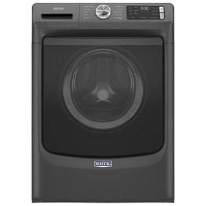 Maytag 5.2 Cu. Ft. (IEC) Front Load Washer with Steam, 15-Minute Quick Wash, and Sanitize Cycle - Energy Star (MHW5630MBK) - Black