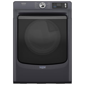 Maytag 7.4 Cu. Ft. Stackable Electric Dryer with Moisture Sensing, Steam, Energy Star & Wi-Fi (YMED7020RF) - Midnight Steel