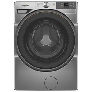 Whirlpool 5.2 Cu. Ft. (IEC) Front Load Washer with Steam and Wi-Fi - Energy Star (WFW5720RR) - Silver