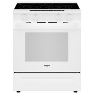 Whirlpool 31" 5.3 Cu. Ft. Self-Clean Slide-In Electric Air Fry Range (YWSES7530RW) - White
