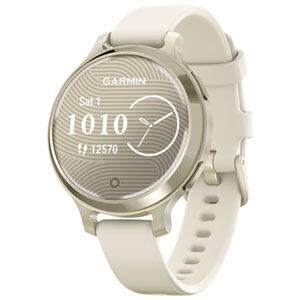 Garmin Lily 2 Active 40mm Bluetooth Compact Wellness Smartwatch - Lunar Gold