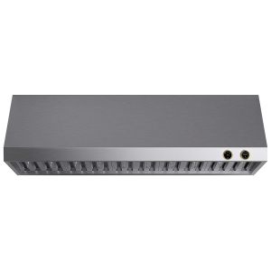KUCHT Professional 60-inch Ducted Under Cabinet Range Hood in Stainless Steel with Gold Accents and Digital Controls