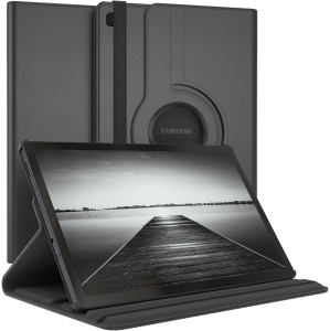 Étui rotatif pour Samsung Galaxy Tab A7 Lite 8,7 2021 [T220/T225/T227], support à 360 degrés [Veille automatique] Étui en cuir intelligent pour tablette (Noir)