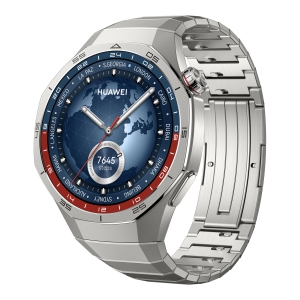 Huawei Watch GT 5 Pro 46mm Titanium Smartwatch with Calling, Heart Rate Monitor, and GPS - Titanium