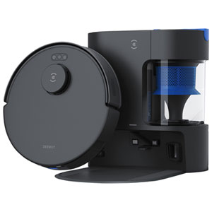Ecovacs N20 Pro Plus Robot Vacuum & Mop for Multi-Surface with Cyclone Auto-Emptying Dock, LiDAR, 8000Pa - Black
