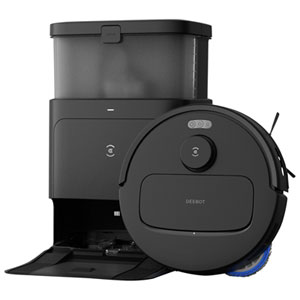 Ecovacs N30 Pro Omni Robot Vacuum & Mop for Multi-Surface with Auto-Cleaning OMNI Dock, LiDAR, 10,000Pa, ZeroTangle - Black