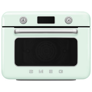 Smeg 10-in-1 Countertop Combination Air Fryer Toaster Oven with Steam  - 29.7L / 31.4 Qt - Pastel Green