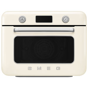 Smeg 10-in-1 Countertop Combination Air Fryer Oven with Steam - 29.7L / 31.4 Qt  - Cream