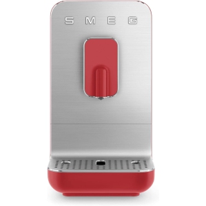 SMEG Fully Automatic Coffee Machine with Integrated Grinder, BCC01RDMUS, Red,