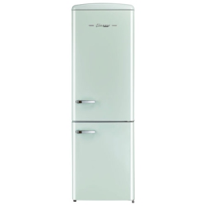 Unique Retro 24" 11.7 Cu. Ft. Bottom Freezer Refrigerator (UGP-330L) - Summer Mint Green