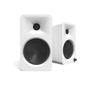 Kanto ORA4 140W Powered Reference Speakers with USB-C Input and Bluetooth - White, Pair