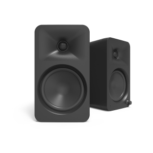 Kanto ORA4 140W Powered Reference Speakers with USB-C Input and Bluetooth - Black, Pair