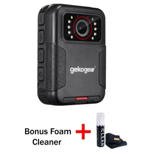 myGEKOgear Aegis 110 HD 1080p Body Cam with Infrared Night Vision and Wide Angle Lens (Bonus Gadget Cleaner Included)