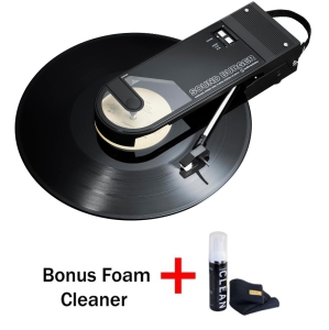 Audio-Technica AT-SB727 Sound Burger Portable Bluetooth Turntable (Black) with USB-C Charging and up to 12 Hours of Spinning (Bonus Gadget Cleaner Included)