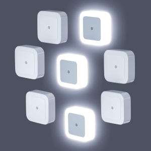 YOULIGHTS Night Light, Plug in Led Night Lights to Wall, 8 Pack Nightlight with Dusk to Dawn Light Sensor, Night Lamp for Kids Toddler Bathroom Led Night Light Auto On/Off