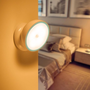 Motion Sensor Night Light Magnetic Cruise Ship Motion Sensor Light, Rechargeable Battery Wall Light Motion Activated Stick On Closet Light, 360°Rotating Motion Sensor Light Indoor