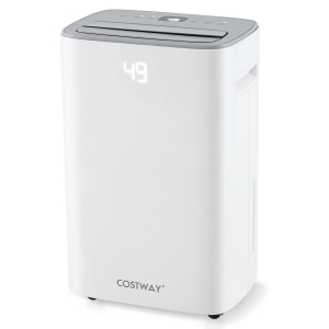 Déshumidificateur Costway 52 pintes pour sous-sol 4500 pi², déshumidificateur portable, minuterie 24H