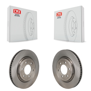 Front Disc Brake Rotors Pair For Ford F-150 Bronco Expedition Lincoln Navigator K8-102605