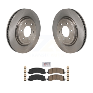 Front Disc Brake Rotor Ceramic Pad Kit For Ford F-150 Bronco Expedition Lincoln Navigator K8A-107872