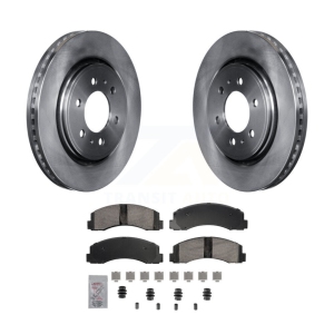 Front Disc Brake Rotors And Ceramic Pads Kit For Ford F-150 Expedition Lincoln Navigator K8A-107221