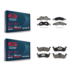 Front Rear Ceramic Brake Pads Kit For 2007-2009 Ford Expedition Lincoln Navigator KCX-100588