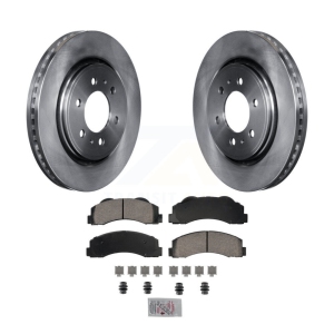 Front Disc Brake Rotors And Ceramic Pads Kit For Ford F-150 Expedition Lincoln Navigator K8A-107217
