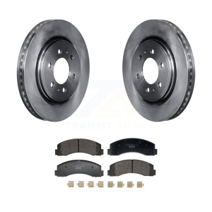 Front Disc Brake Rotors And Ceramic Pads Kit For Ford F-150 Expedition Lincoln Navigator K8T-104497