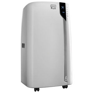 Delonghi 3-in-1 Portable Air Conditioner - 12000 BTU (500 sq ft Coverage) - 53dB, Remote - White