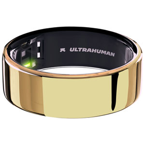 Ultrahuman Ring AIR Smart Ring with Health, Sleep & Fitness - 6-Day Battery - Bionic Gold - Size 12