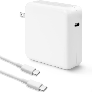 Mac Book Pro Charger, 61W 67W USB C Charger Power Adapter for MacBook Air MacBook Pro 13 14 15 inch 2023 2022 2021 2020 2019 2018, M1 M2 Included USB-C to USB-C Charge Cable (6.6ft
