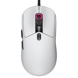 Cougar Minos Neo RGB Wired Gaming Mouse, 63g Ultralight, Symmetrical Design, PAW 3327 Sensor, 1000Hz Polling Rate, Windows Compatible, White
